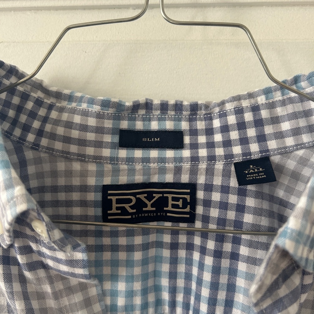 Blue and White Checkered Shirt - Picture 2 of 4